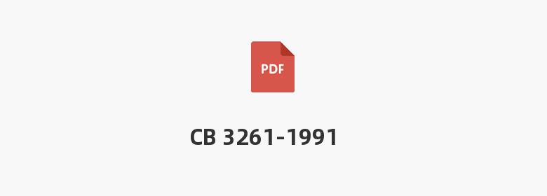 CB 3261-1991